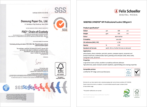 ����� ���� FSC / PEFC ����